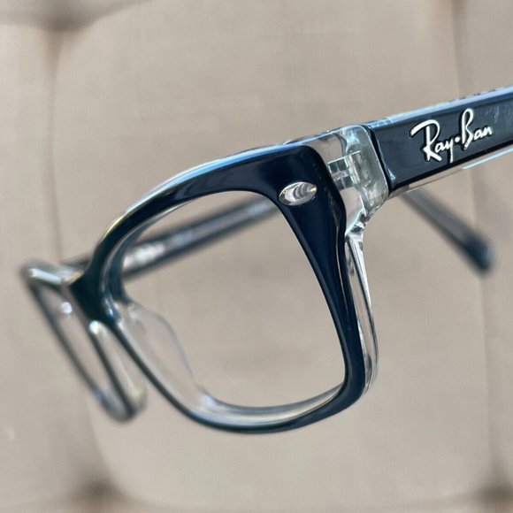 Ray-Ban Women Eyeglasses Black/Clear RB1550 18[]15 130 small face - Picture 3 of 11